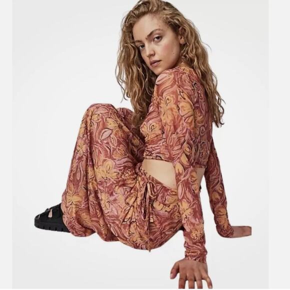 NWT FREE PEOPLE Supernova Set-Color Warm Clay Combo Size XS - Picture 3 of 14